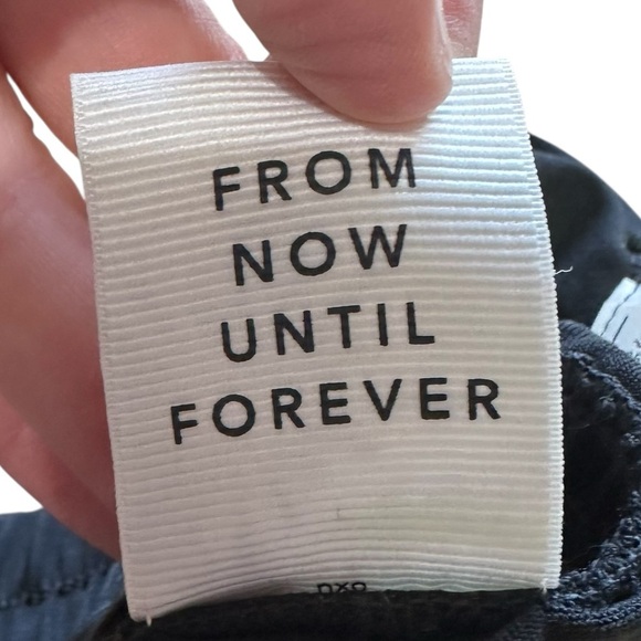 Aerie Black Elastic Waistband Pull On Wide Leg High Rise Trouser Pants Size S - Picture 8 of 12